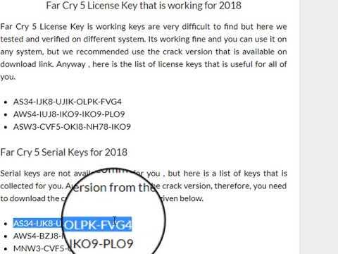 far cry license key