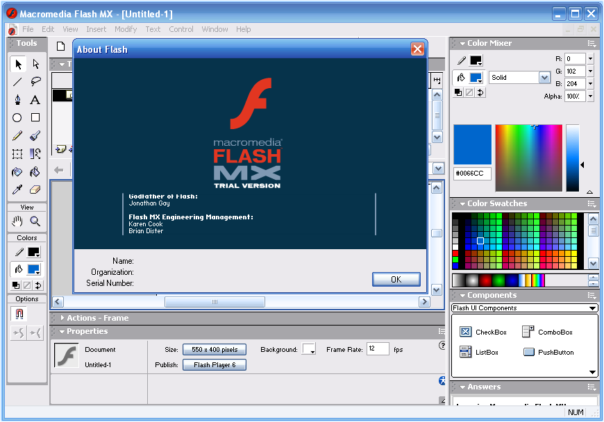 how to install macromedia flash 9